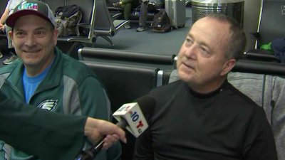 For the Birds We'll Do Anything': Eagles Fans Get to Philly Airport Early  for Super Bowl Trip – NBC10 Philadelphia