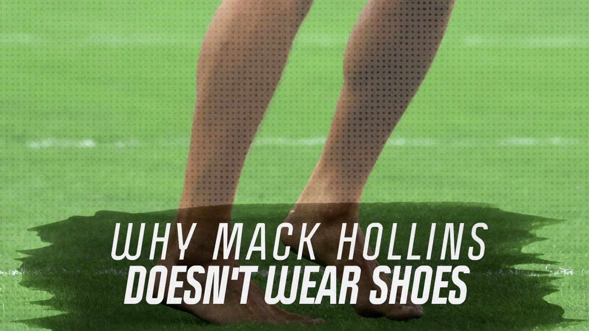 Why Raiders Wide Receiver Mack Hollins Doesn’t Wear Shoes NBC10