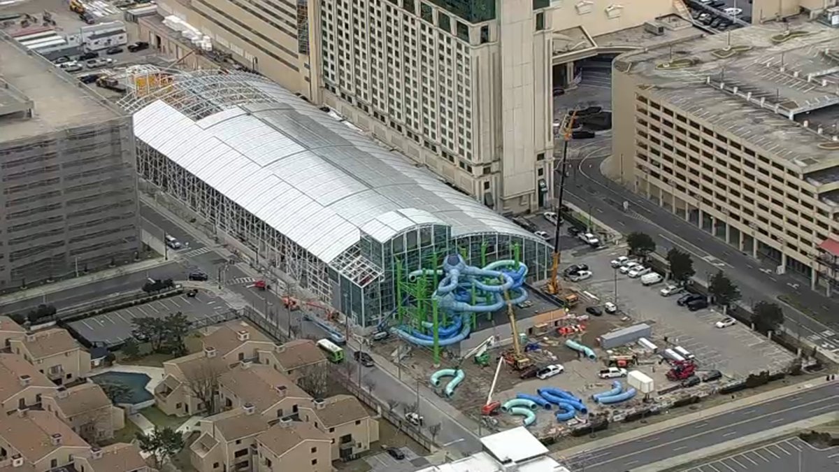 Check Out Work on MultimillionDollar Atlantic City Water Park NBC10