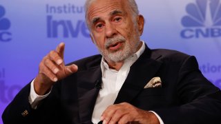 Carl Icahn speaking at Delivering Alpha in New York on Sept. 13, 2016.
