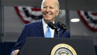 President Joe Biden delivers remarks on his plan to protect Americans access to affordable health care in Virginia Beach, Virginia, on Feb. 28, 2023.