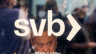 The Silicon Valley Bank headquarters in Santa Clara, California, on March 13, 2023.