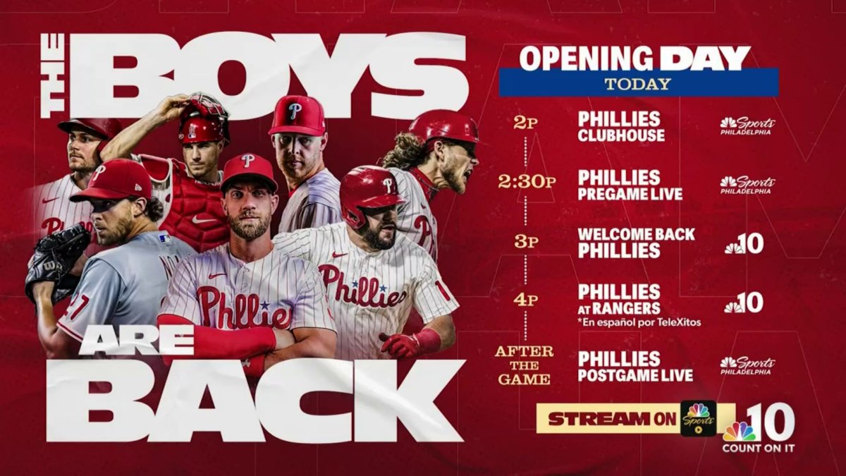 Play Ball on Phillies’ Opening Day The Lineup NBC10 Philadelphia