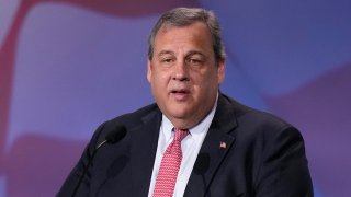 Former New Jersey Gov. Chris Christie speaks at an annual leadership meeting of the Republican Jewish Coalition Nov. 19, 2022, in Las Vegas. Christie, who is mulling another presidential run, said on March 27, 2023, while speaking in New Hampshire, Republicans need a candidate who can execute a quick takedown of former President Donald Trump.