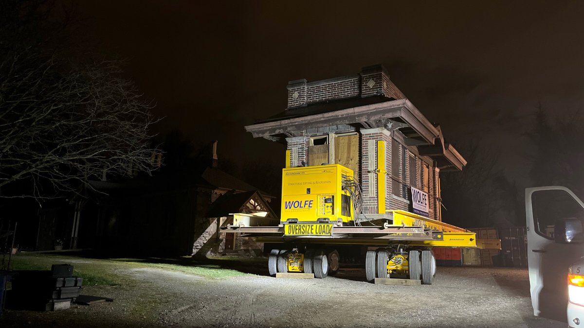 Nearly 100YearOld Gas Station Moves to Fairmount Park for a Greener