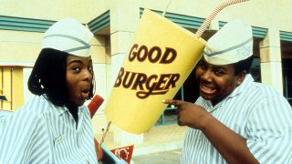 Kel Mitchell and Kenan Thompson publicity portrait for the film ‘Good Burger’, 1997.