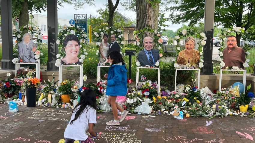 Member from the Classroom of Compassion nonprofit traveled to Highland Park, Illinois to create memorials honoring the seven victims that were killed during a shooting at a Fourth of July parade. The gunman also injured dozens of other individuals.