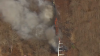 WATCH: Multiple Brush Fires Break Out in NJ, Consuming Old Railroad Tracks