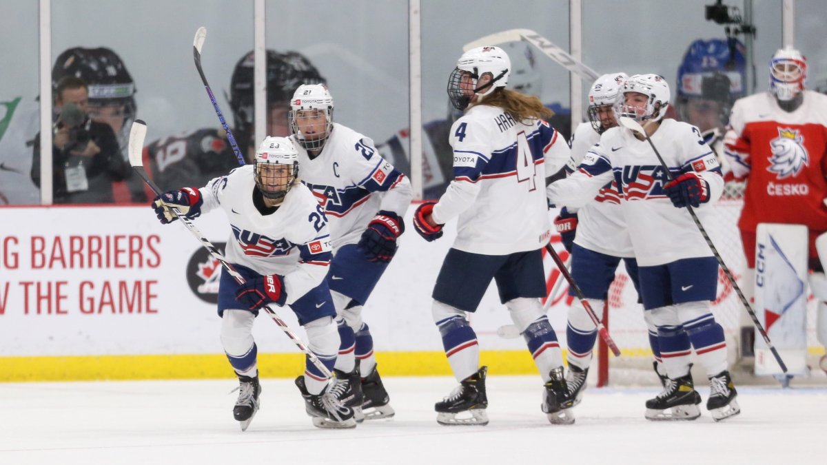 USA Česká republika ženský hokejový tým postoupila do finále Světové série – NBC10 Philadelphia