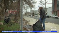 Philly Lawyer Cleans Up Trash in Her Neighborhood
