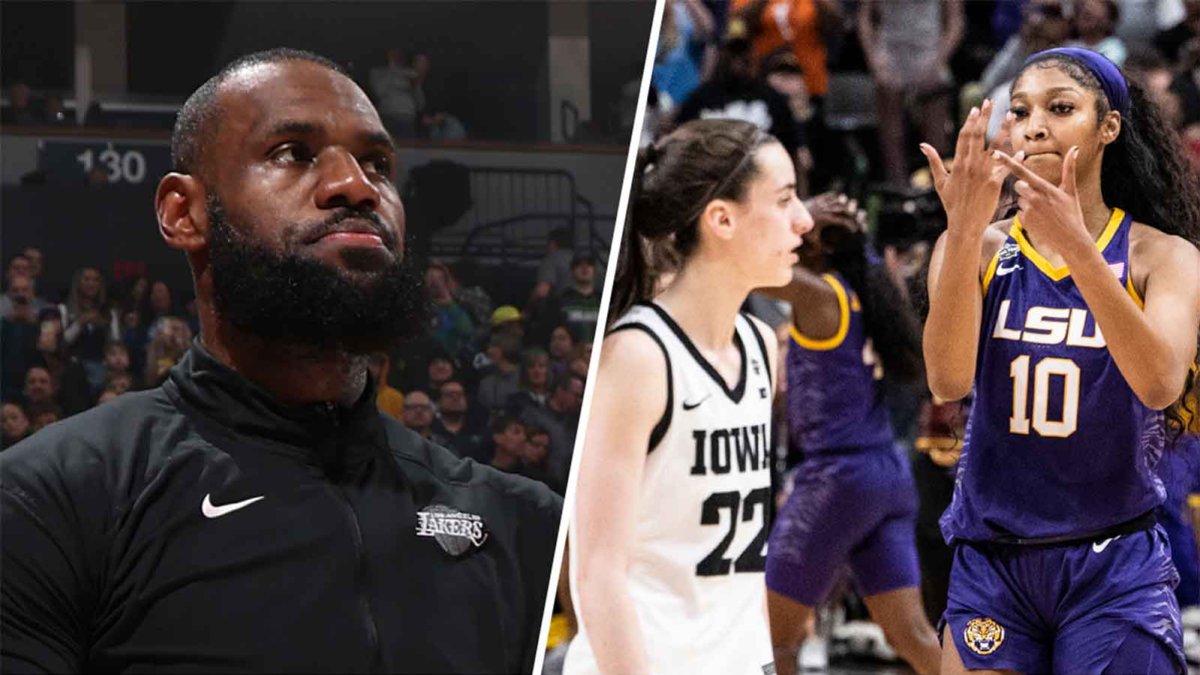 LeBron James Defends LSU's Angel Reese Amid Rising Criticism – NBC10  Philadelphia
