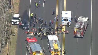 accidente en Black Horse Pike y Cherry Lane
