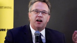 John Williams, Chief Executive Officer of the Federal Reserve Bank of New York, speaks at an event in New York, November 6, 2019.