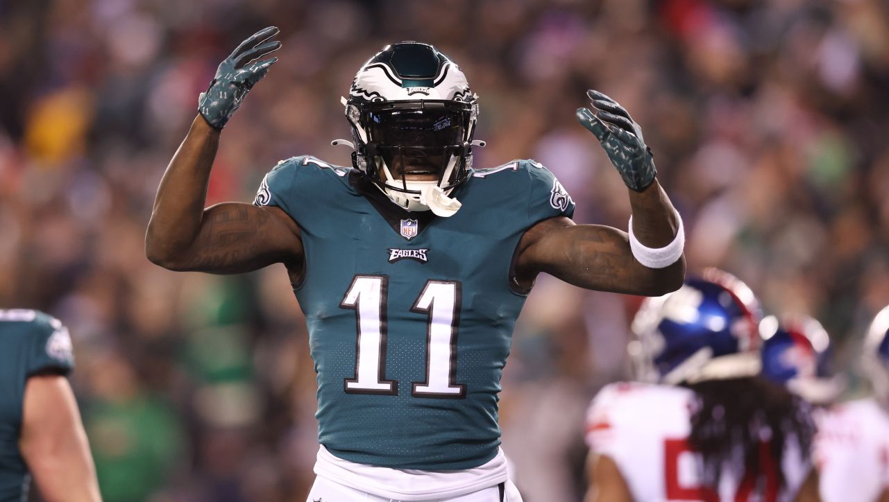 Eagles injury update: A.J. Brown, 5 others ruled out for Sunday