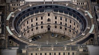 The U.K. Treasury building.