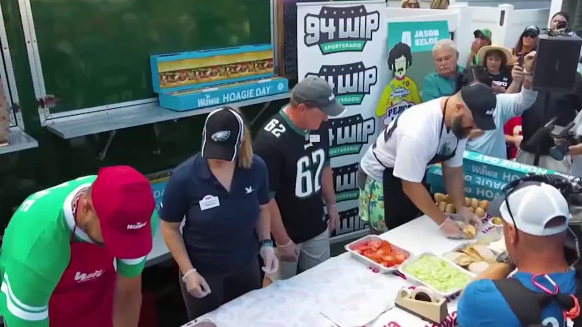 Jason Kelce Gets Rock Star-Like Reception in Sea Isle