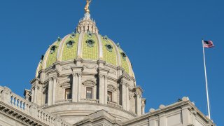 Pa. state Capitol dome.