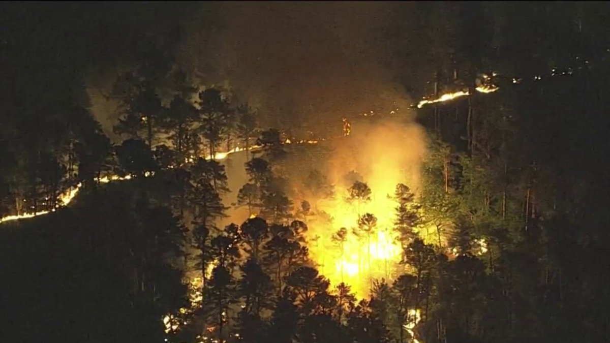 Second NJ wildfire burning in Evesham Township at Kettle Run Road - Vimarsana News
