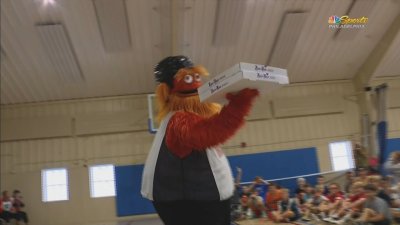 Flyers mascot Gritty is the star of Philadelphia's LGBTQ Pride
