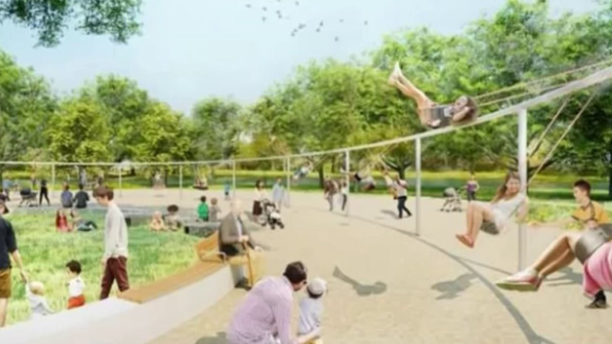 South Philly’s FDR Park to be home of North America’s largest swing set