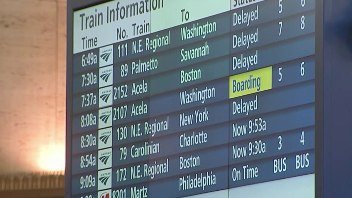 Amtrak, NJ Transit issues between Philly, NYC NBC10 Philadelphia