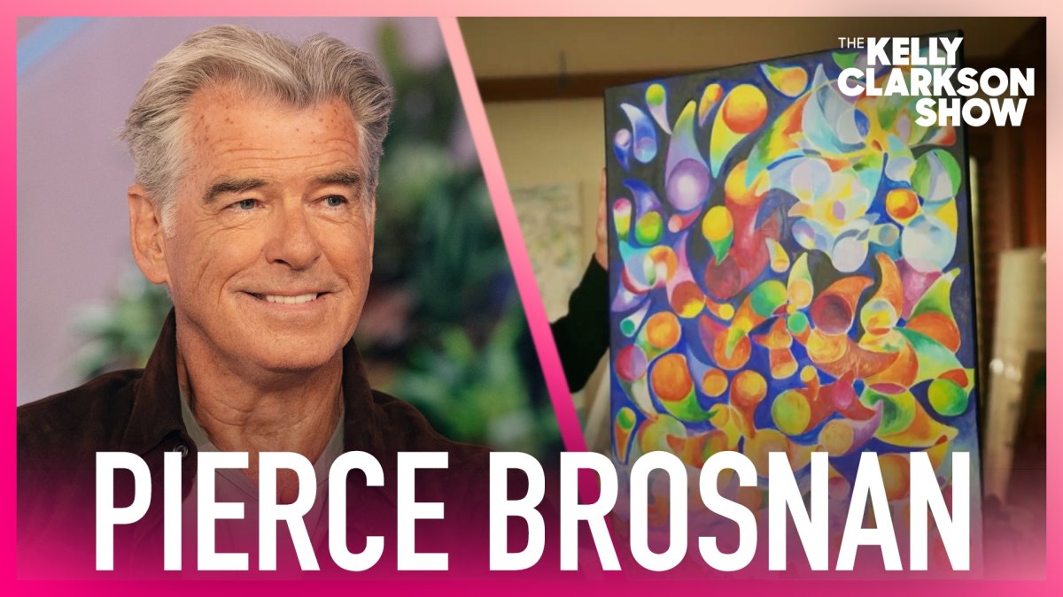 Pierce Brosnan on showcasing paintings in first art exhibit ‘If not