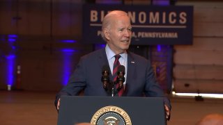 President Joe Biden speaks in Philadelphia