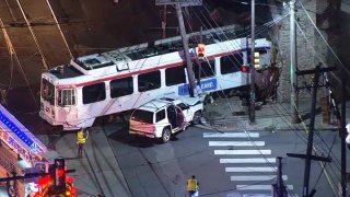 SEPTA trolley crashed into a building