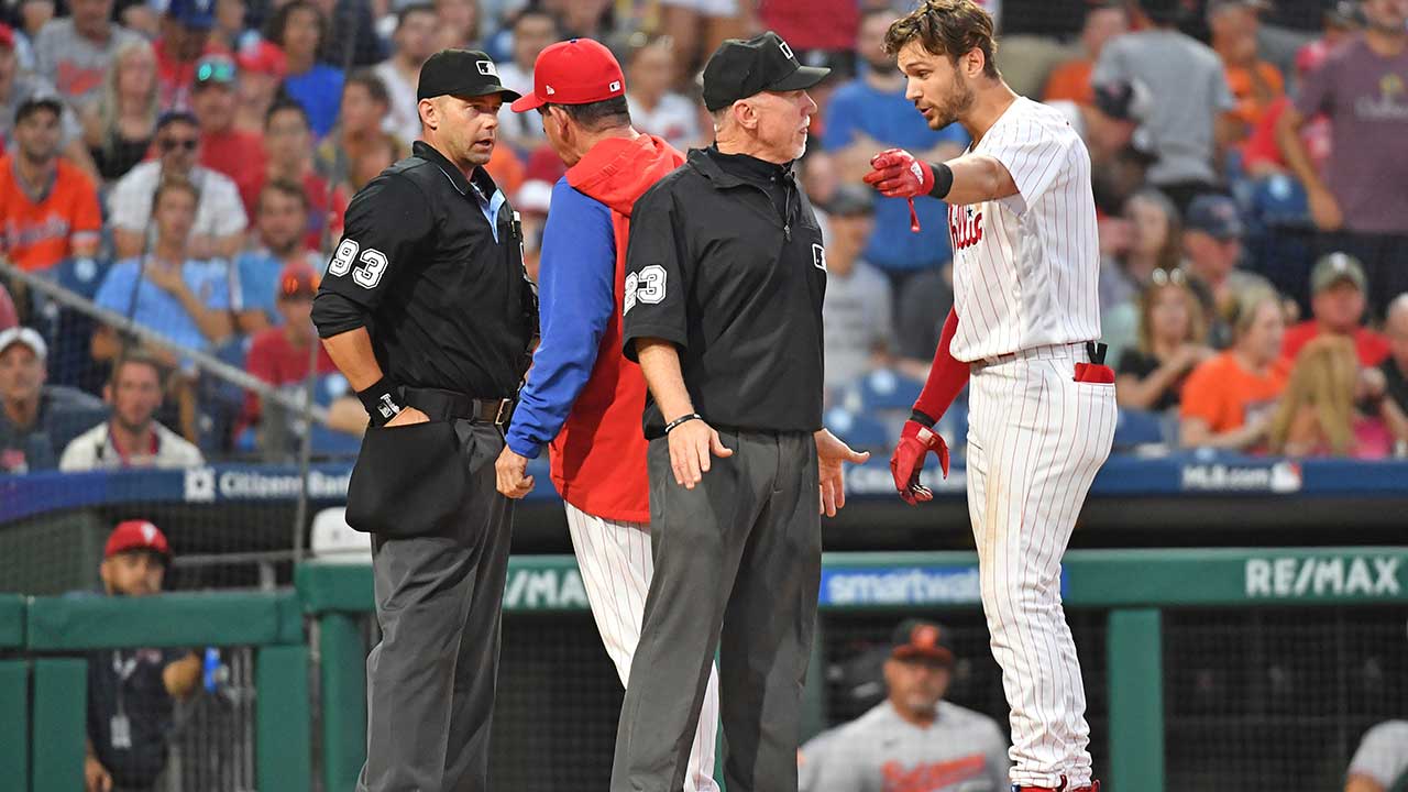 Trea Turner ejected for third time in Phillies' loss to Orioles