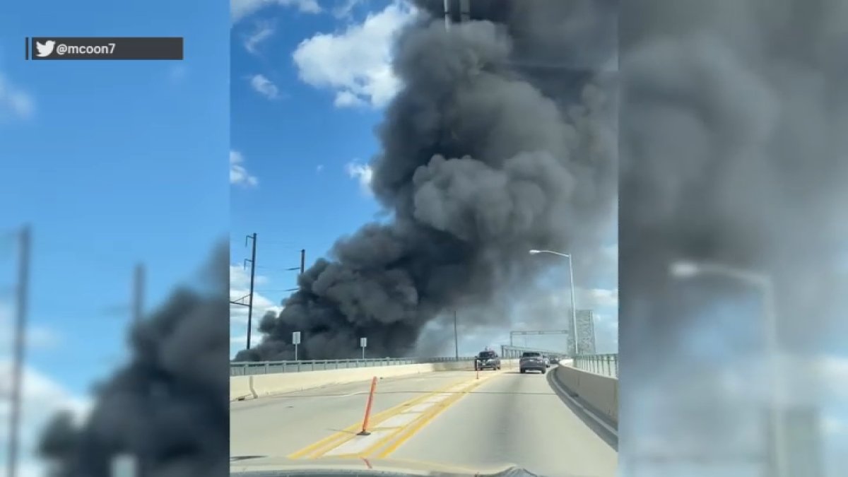 Smoke above Philly’s TaconyPalmyra Bridge. What to know NBC10