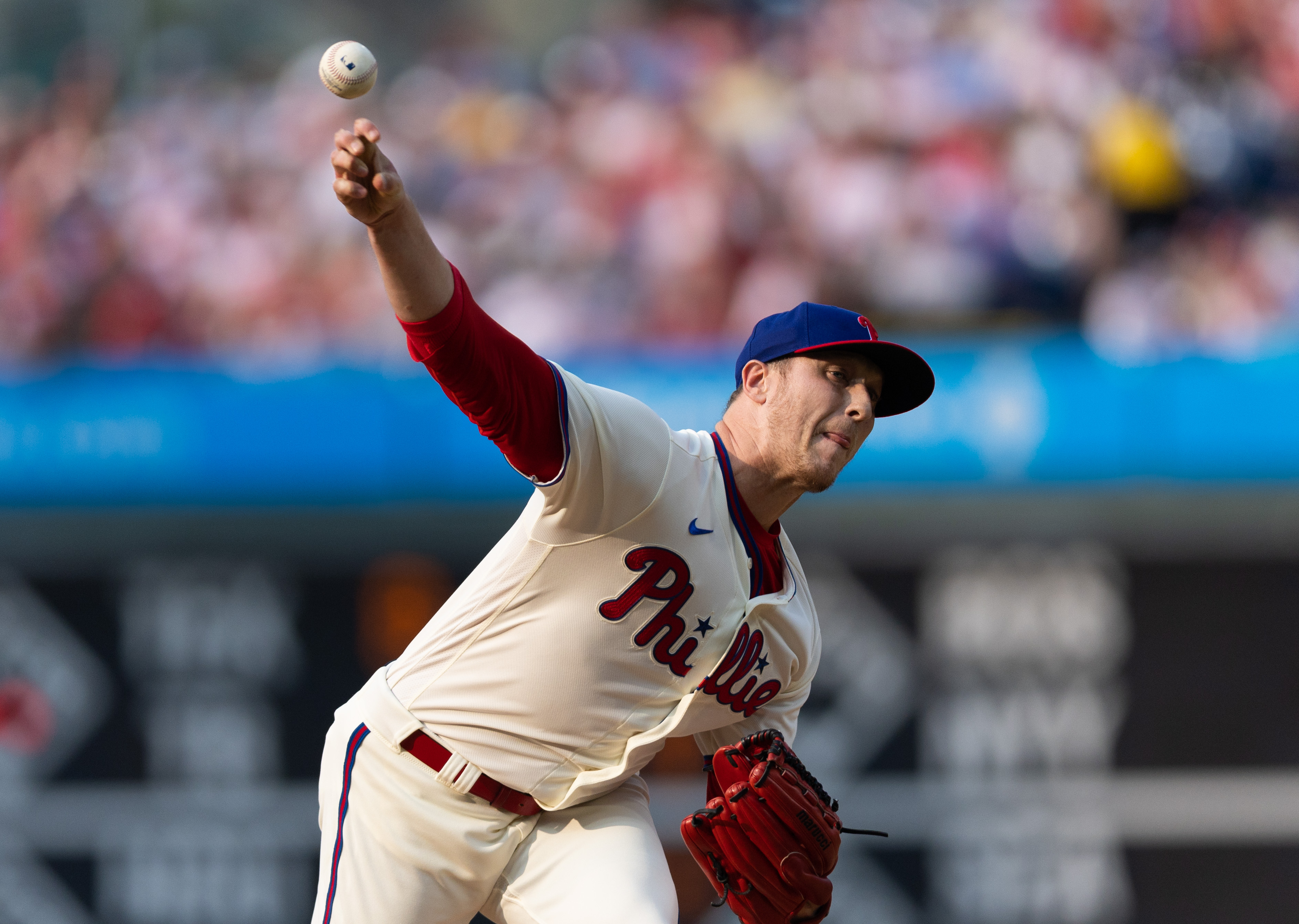 Hoffman throws the first pitch, 04/18/2023