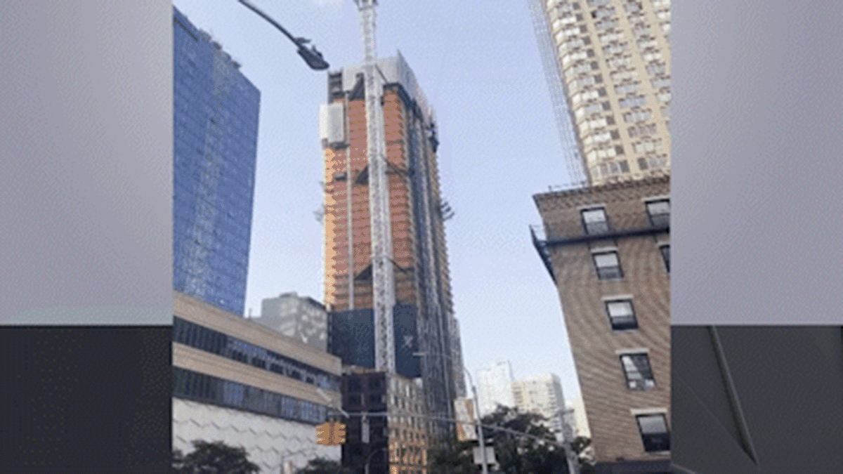 Crane on Manhattan skyscraper on fire, partially collapses: Officials – NBC10 Philadelphia - Vimarsana News