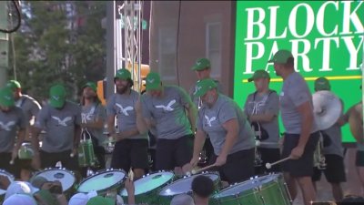 The Hurts Parade: FOX 29 celebrates Eagles season with fans all the way to  the Linc