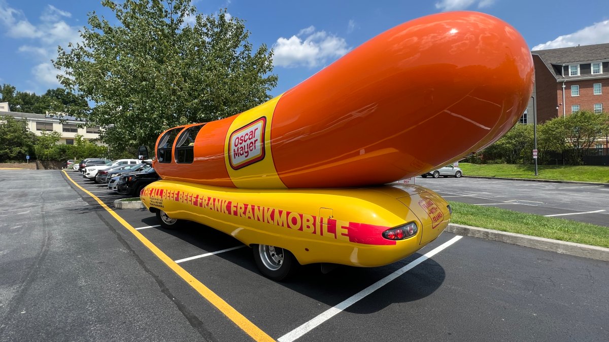 Oscar Mayer’s Frankmobile, formally the Weinermobile, is passing through our area.