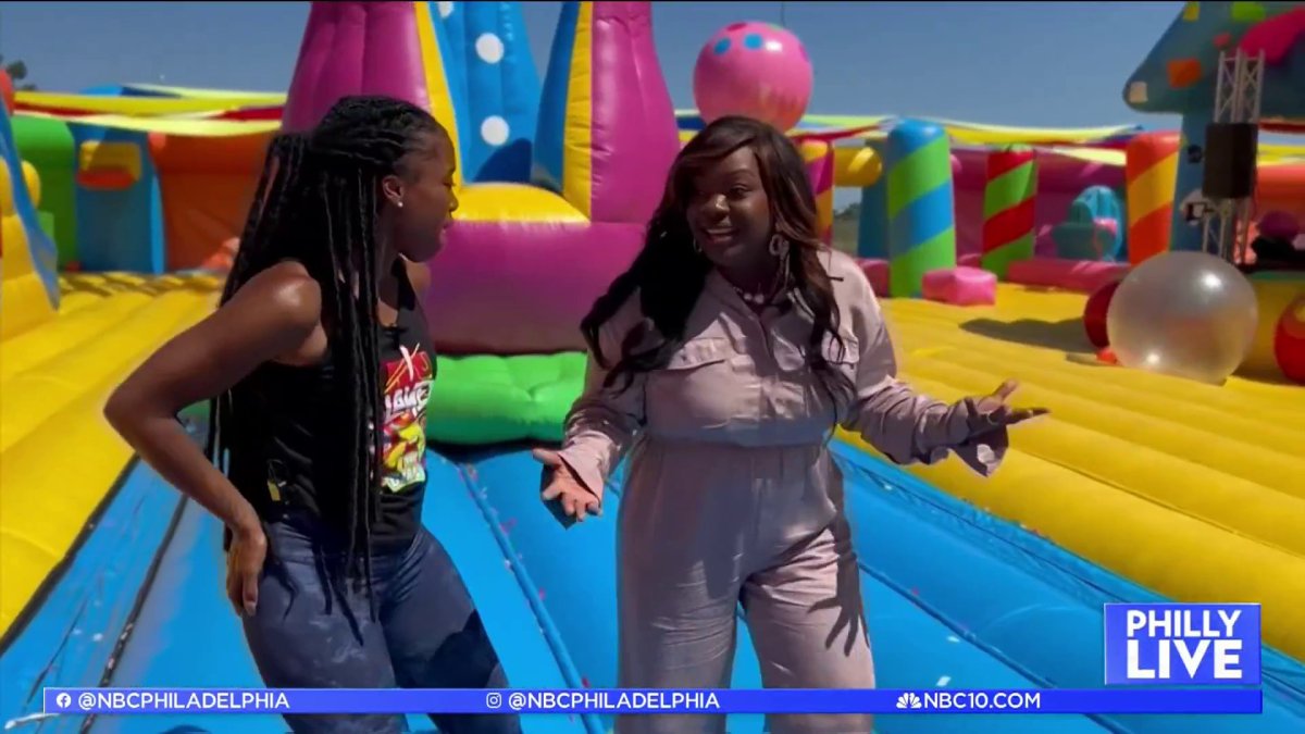 World's largest bounce house opening in Philadelphia Friday - CBS