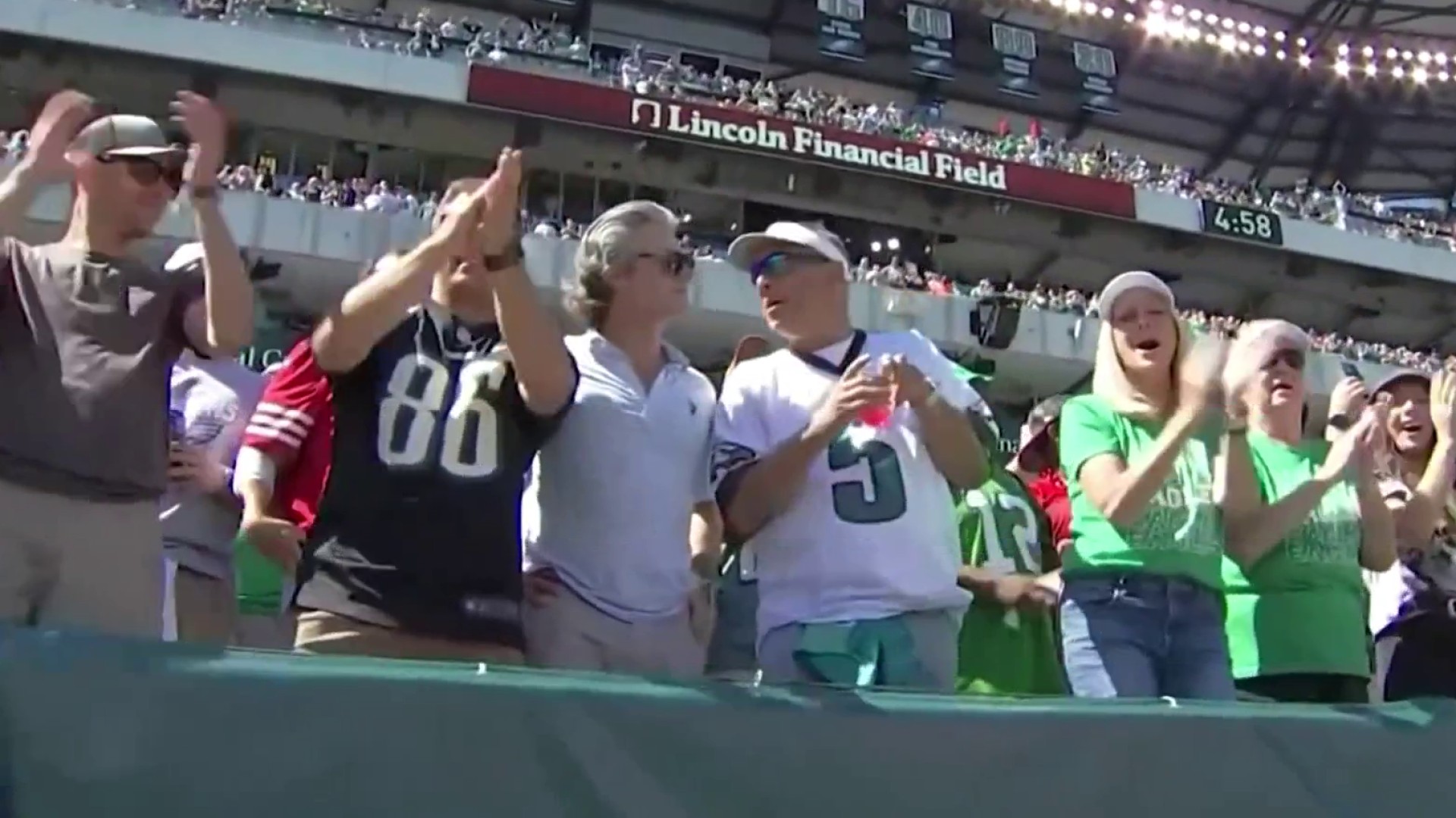 Eagles fans get a behind-the-scenes look at the Linc