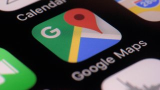 FILE – The Google Maps app is seen on a smartphone, March 22, 2017, in New York.