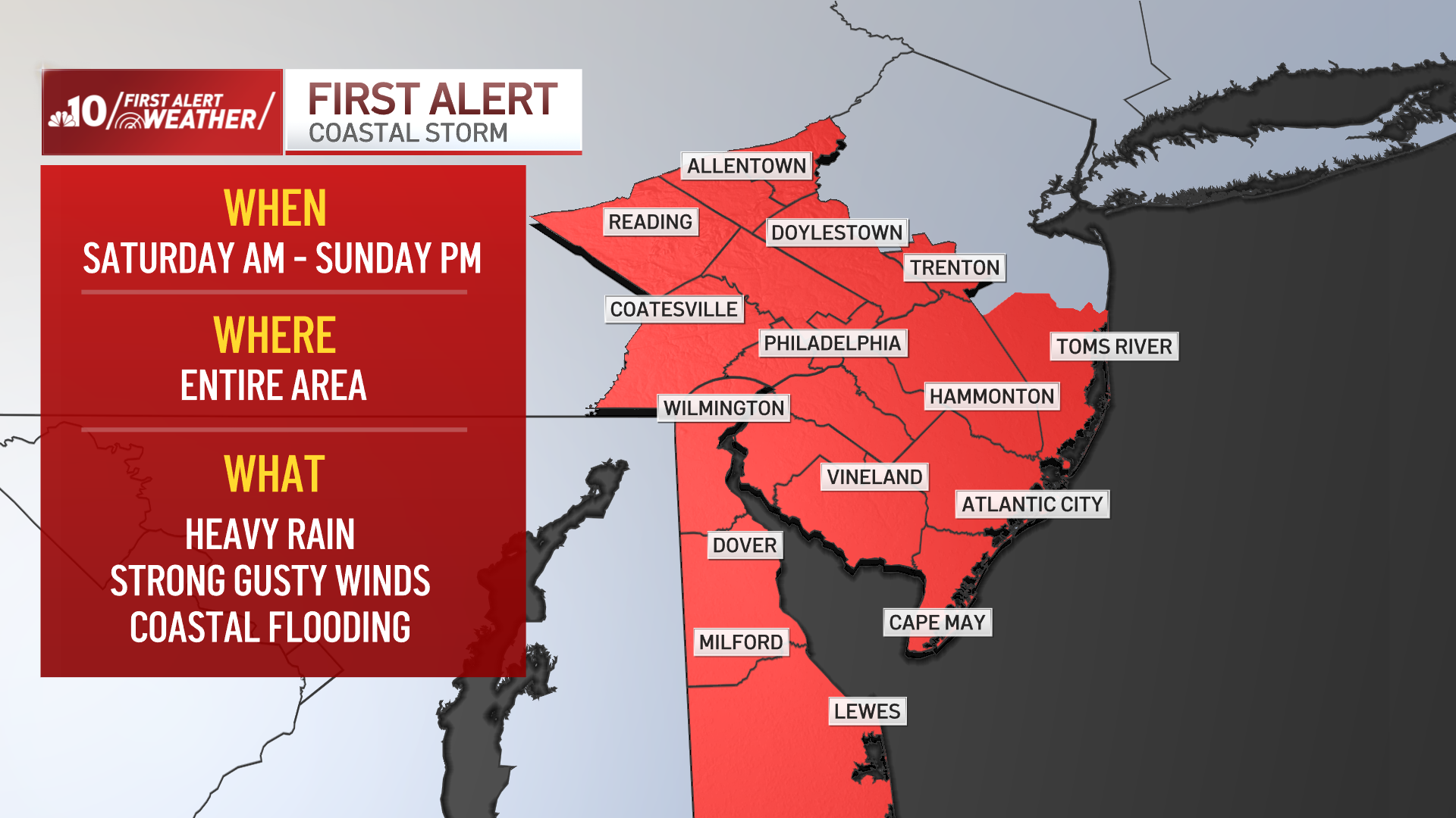 First Alert: Friday's storm bring a low end threat for severe weather