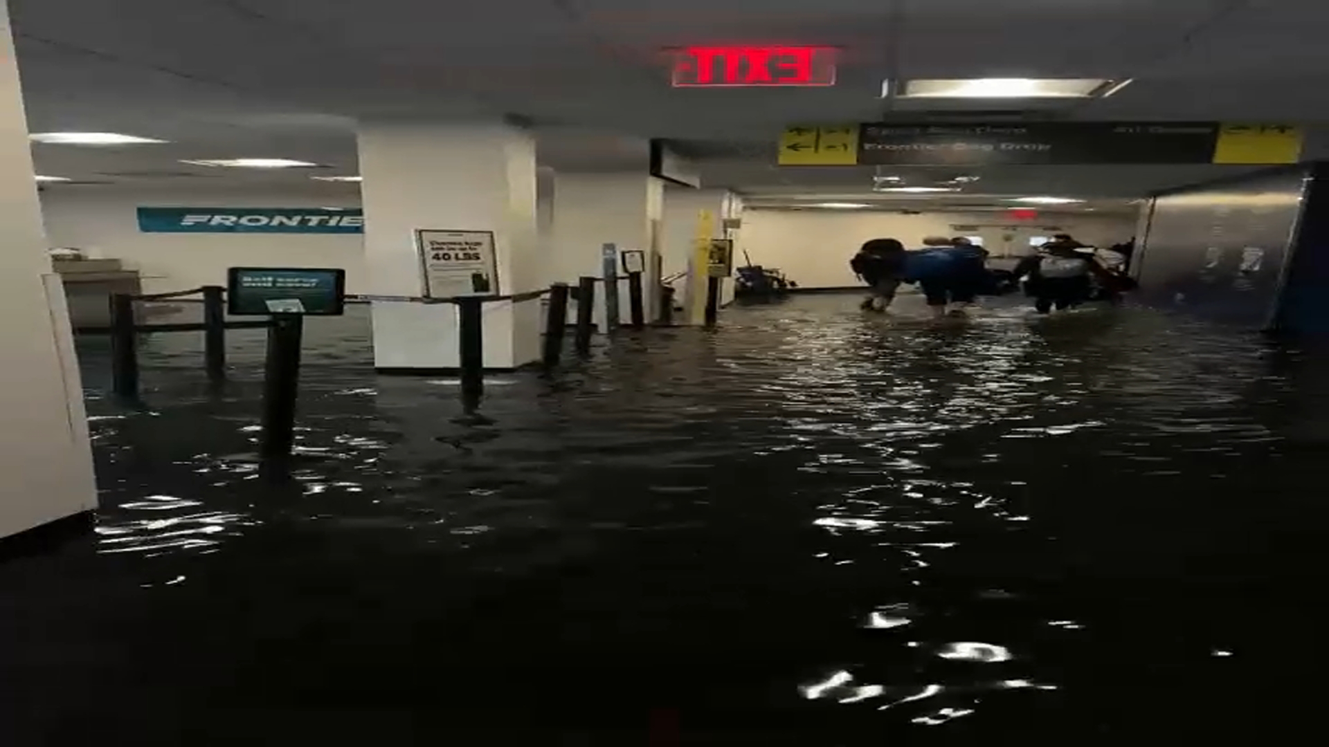 NYC Flooding Terminal A At LaGuardia Closed Due To Flooding From Rain   LaGuardia Flooding 