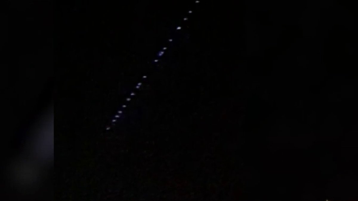 UFO's Over South Jersey Just Turned Out To Be Space X Satellites UFO's Over South Jersey Just Turned Out To Be Space X Satellites