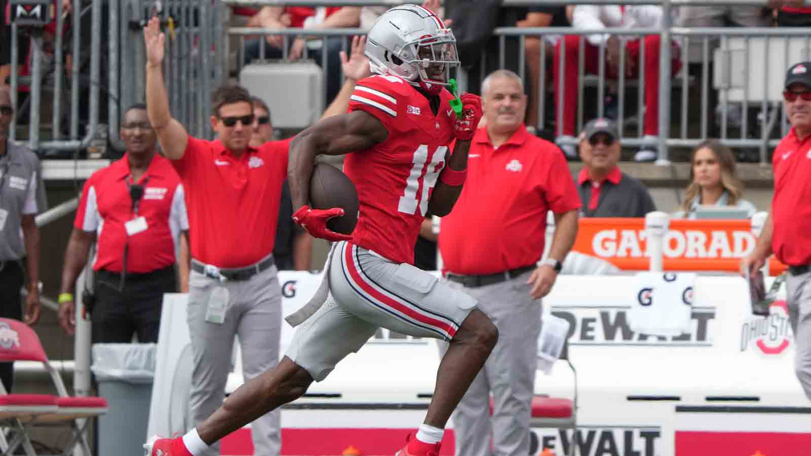 Ohio State wideout Marvin Harrison Jr. posts huge first quarter