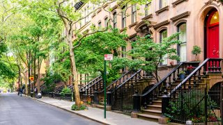 A street in Manhattan’s West Village neighborhood