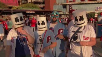 Fans are showing their Phillies pride and excitement for tonight's