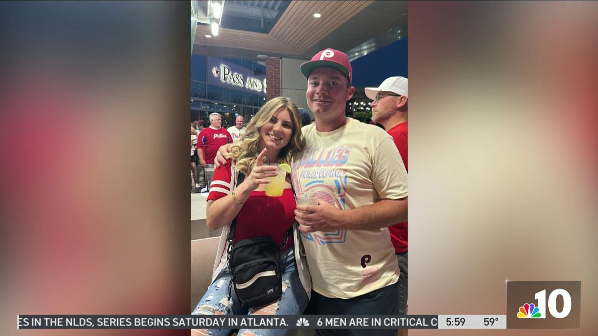 Viral couple goes on 1st date at Phillies game after pizza meet