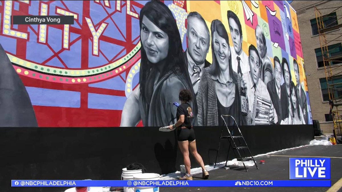 Meet the Phillybased artist behind new ‘The Office’ mural in Scranton