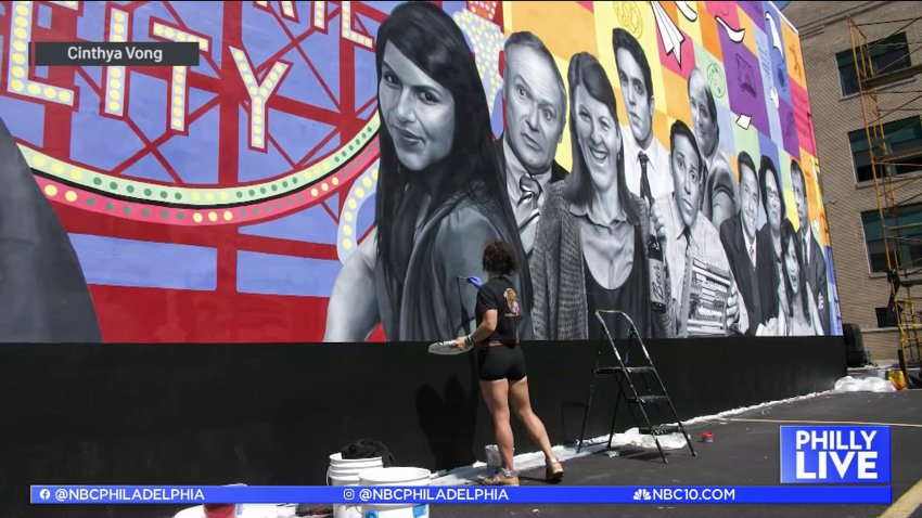 Meet the Philly-based artist behind new ‘The Office' mural in Scranton