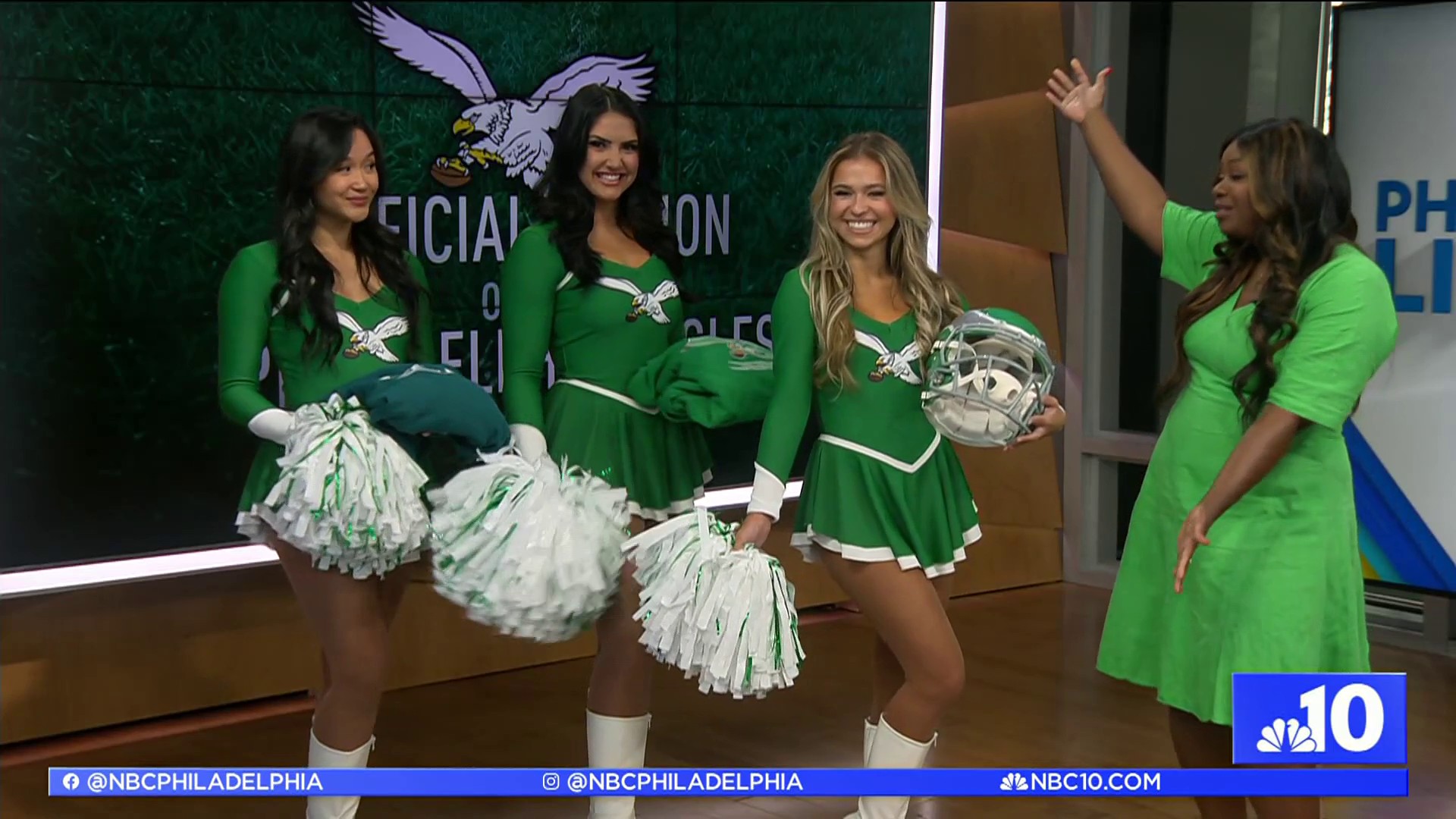 Cheerleader uniform outlet green