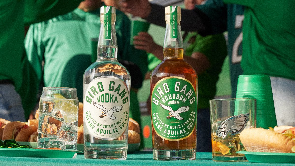 Eagles team up with BOLTD for kelly green bourbon, vodka – NBC10  Philadelphia - News Whiz