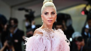 Singer and actress Lady Gaga arrives for the premiere of the film “A Star is Born” presented out of competition on August 31, 2018.