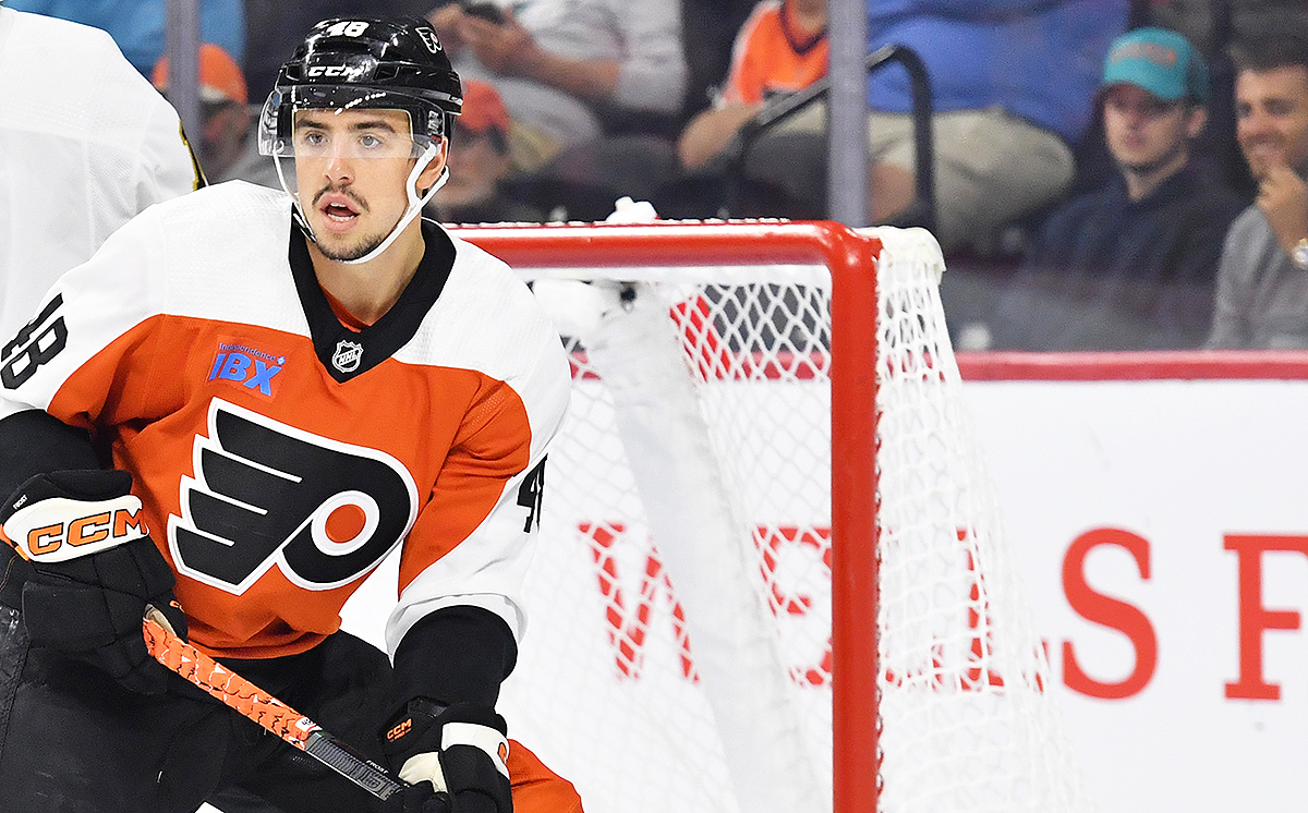 Noah Cates and the Flyers' youth lead team to a 4-1 win over rival Pittsburgh  Penguins